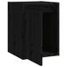 Armoire murale Noir 30x30x40 cm Bois de pin massif - Photo n°7