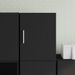 Armoire murale noir 30x42,5x40 cm bois d'ingénierie - Photo n°1