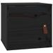 Armoire murale Noir 31,5x30x30 cm Bois de pin massif - Photo n°2