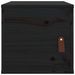 Armoire murale Noir 31,5x30x30 cm Bois de pin massif - Photo n°3