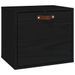 Armoire murale Noir 40x30x35 cm Bois de pin massif - Photo n°2