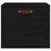 Armoire murale Noir 40x30x35 cm Bois de pin massif - Photo n°3