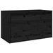 Armoire murale Noir 60x30x35 cm Bois de pin massif - Photo n°2