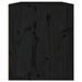 Armoire murale Noir 60x30x35 cm Bois de pin massif - Photo n°7