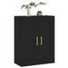 Armoire murale noir 69,5x34x90 cm bois d'ingénierie - Photo n°4