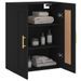 Armoire murale noir 69,5x34x90 cm bois d'ingénierie - Photo n°5