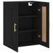 Armoire murale noir 69,5x34x90 cm bois d'ingénierie - Photo n°6