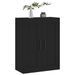 Armoire murale noir 69,5x34x90 cm bois d'ingénierie - Photo n°4