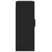 Armoire murale noir 69,5x34x90 cm bois d'ingénierie - Photo n°8