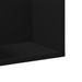 Armoire murale noir 75x18x16,5 cm bois d'ingénierie - Photo n°8