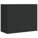 Armoire murale noir 75x35x60 cm bois d'ingénierie - Photo n°6