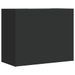 Armoire murale noir 75x35x60 cm bois d'ingénierie - Photo n°6