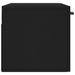 Armoire murale noir 80x36,5x35 cm bois d'ingénierie - Photo n°7