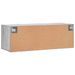 Armoire murale sonoma gris 100x36,5x35 cm bois d'ingénierie - Photo n°8