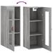 Armoire murale sonoma gris 34,5x34x90 cm - Photo n°10