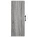 Armoire murale sonoma gris 34,5x34x90 cm - Photo n°8