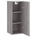 Armoire murale sonoma gris 34,5x34x90 cm bois d'ingénierie - Photo n°4