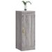 Armoire murale sonoma gris 34,5x34x90 cm bois d'ingénierie - Photo n°3