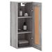 Armoire murale sonoma gris 34,5x34x90 cm bois d'ingénierie - Photo n°4