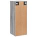 Armoire murale sonoma gris 34,5x34x90 cm bois d'ingénierie - Photo n°8