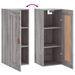 Armoire murale sonoma gris 34,5x34x90 cm bois d'ingénierie - Photo n°10