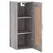 Armoire murale sonoma gris 34,5x34x90 cm bois d'ingénierie - Photo n°6