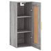 Armoire murale sonoma gris 34,5x34x90 cm bois d'ingénierie - Photo n°7