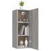 Armoire murale Sonoma gris 34,5x34x90 cm Bois d'ingénierie - Photo n°4