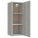 Armoire murale Sonoma gris 34,5x34x90 cm Bois d'ingénierie - Photo n°7