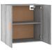 Armoire murale Sonoma gris 60x30x60 cm Bois d'ingénierie - Photo n°8