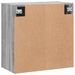 Armoire murale sonoma gris 60x31x60 cm bois d'ingénierie - Photo n°8