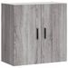 Armoire murale sonoma gris 60x31x60 cm bois d'ingénierie - Photo n°2