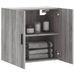 Armoire murale sonoma gris 60x31x60 cm bois d'ingénierie - Photo n°4