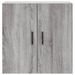 Armoire murale sonoma gris 60x31x60 cm bois d'ingénierie - Photo n°5