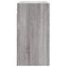 Armoire murale sonoma gris 60x31x60 cm bois d'ingénierie - Photo n°7