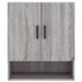 Armoire murale sonoma gris 60x31x70 cm bois d'ingénierie - Photo n°5