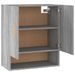 Armoire murale Sonoma gris 60x31x70 cm Bois d'ingénierie - Photo n°8