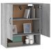 Armoire murale Sonoma gris 60x31x70 cm Bois d'ingénierie - Photo n°4