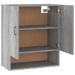 Armoire murale Sonoma gris 60x31x70 cm Bois d'ingénierie - Photo n°7