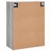 Armoire murale sonoma gris 69,5x34x90 cm - Photo n°9