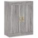 Armoire murale sonoma gris 69,5x34x90 cm bois d'ingénierie - Photo n°1