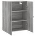 Armoire murale sonoma gris 69,5x34x90 cm bois d'ingénierie - Photo n°6