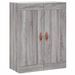 Armoire murale sonoma gris 69,5x34x90 cm bois d'ingénierie - Photo n°1