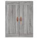 Armoire murale sonoma gris 69,5x34x90 cm bois d'ingénierie - Photo n°7