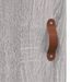 Armoire murale sonoma gris 69,5x34x90 cm bois d'ingénierie - Photo n°10