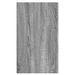 Armoire murale sonoma gris 75x35x60 cm bois d'ingénierie - Photo n°5