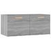 Armoire murale Sonoma gris 80x35x36,5 cm Bois d'ingénierie - Photo n°2