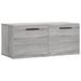 Armoire murale sonoma gris 80x36,5x35 cm bois d'ingénierie - Photo n°1