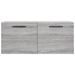 Armoire murale sonoma gris 80x36,5x35 cm bois d'ingénierie - Photo n°5