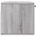 Armoire murale sonoma gris 80x36,5x35 cm bois d'ingénierie - Photo n°7